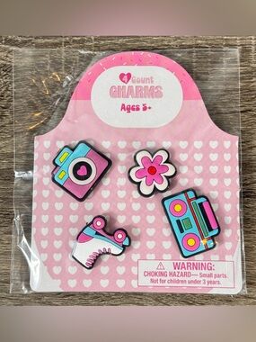 NEW Target Bullseye Playground Valentines Day Shoe Charms